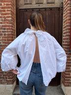 BLOUSE DOS NU BLANCHE