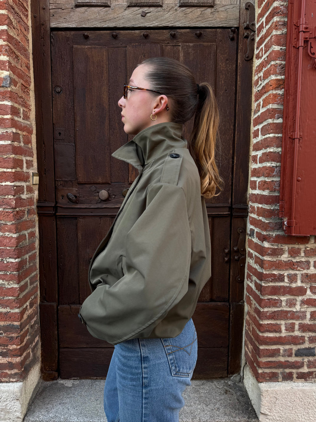 TRENCH COURT KAKI