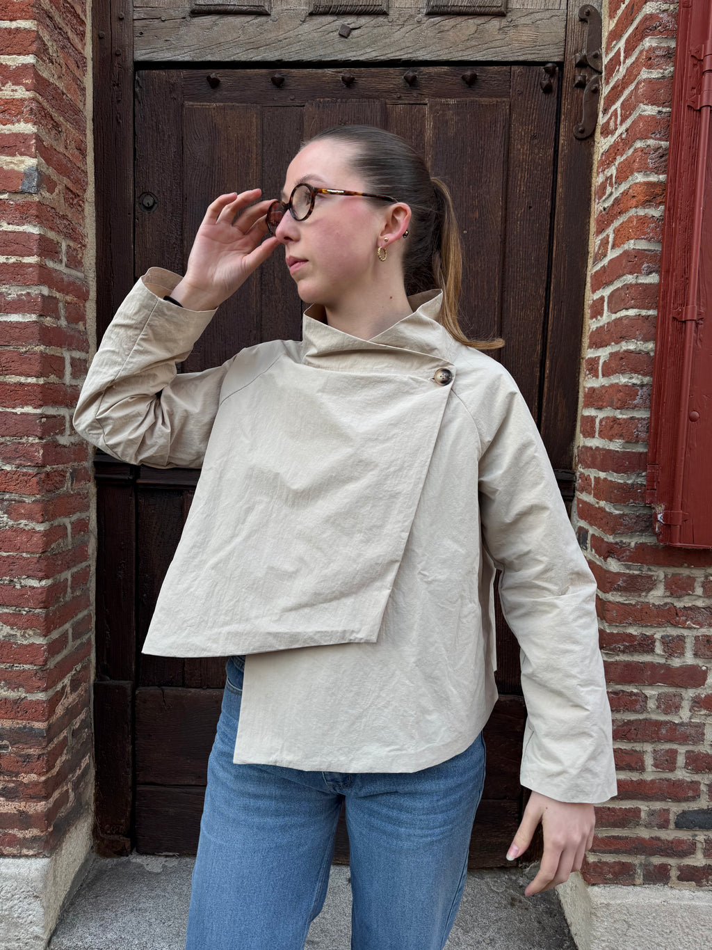 TRENCH ENVELOPPE BEIGE