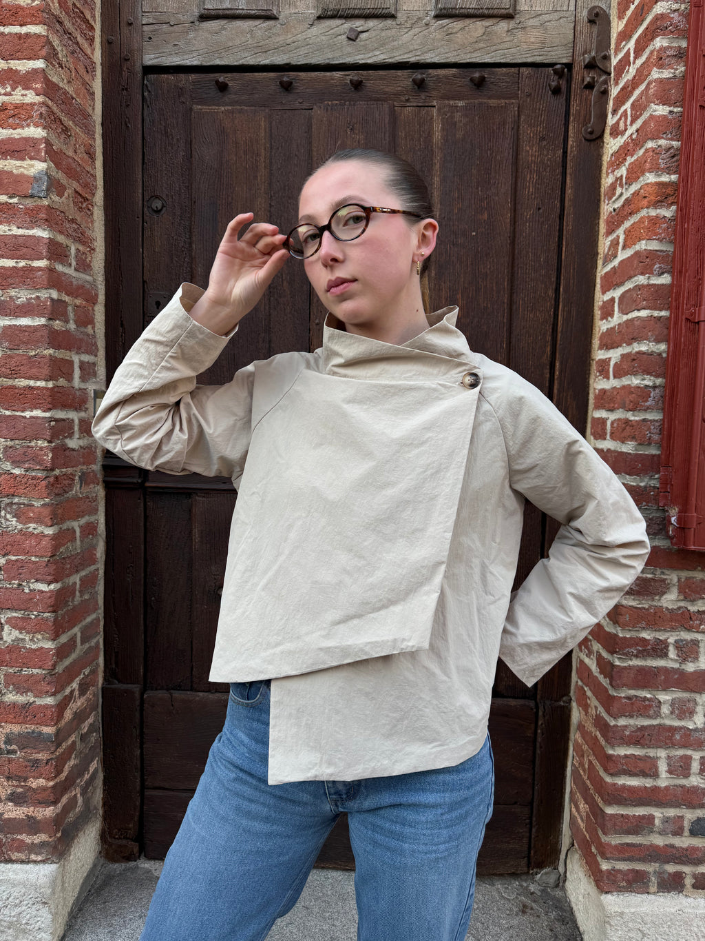TRENCH ENVELOPPE BEIGE