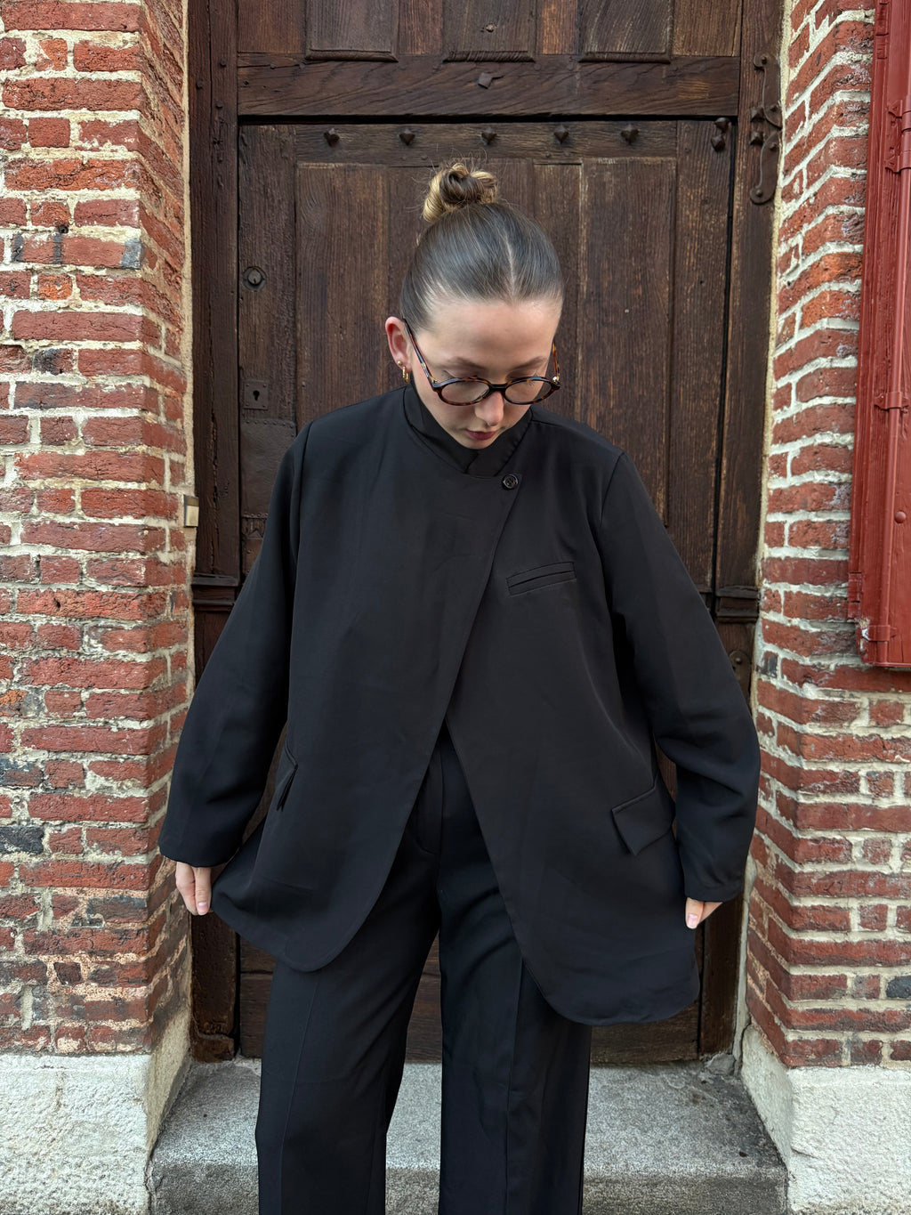 BLAZER ASYMETRIQUE NOIR