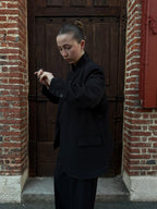 BLAZER ASYMETRIQUE NOIR