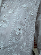 CHEMISIER DENTELLE FLEURIE